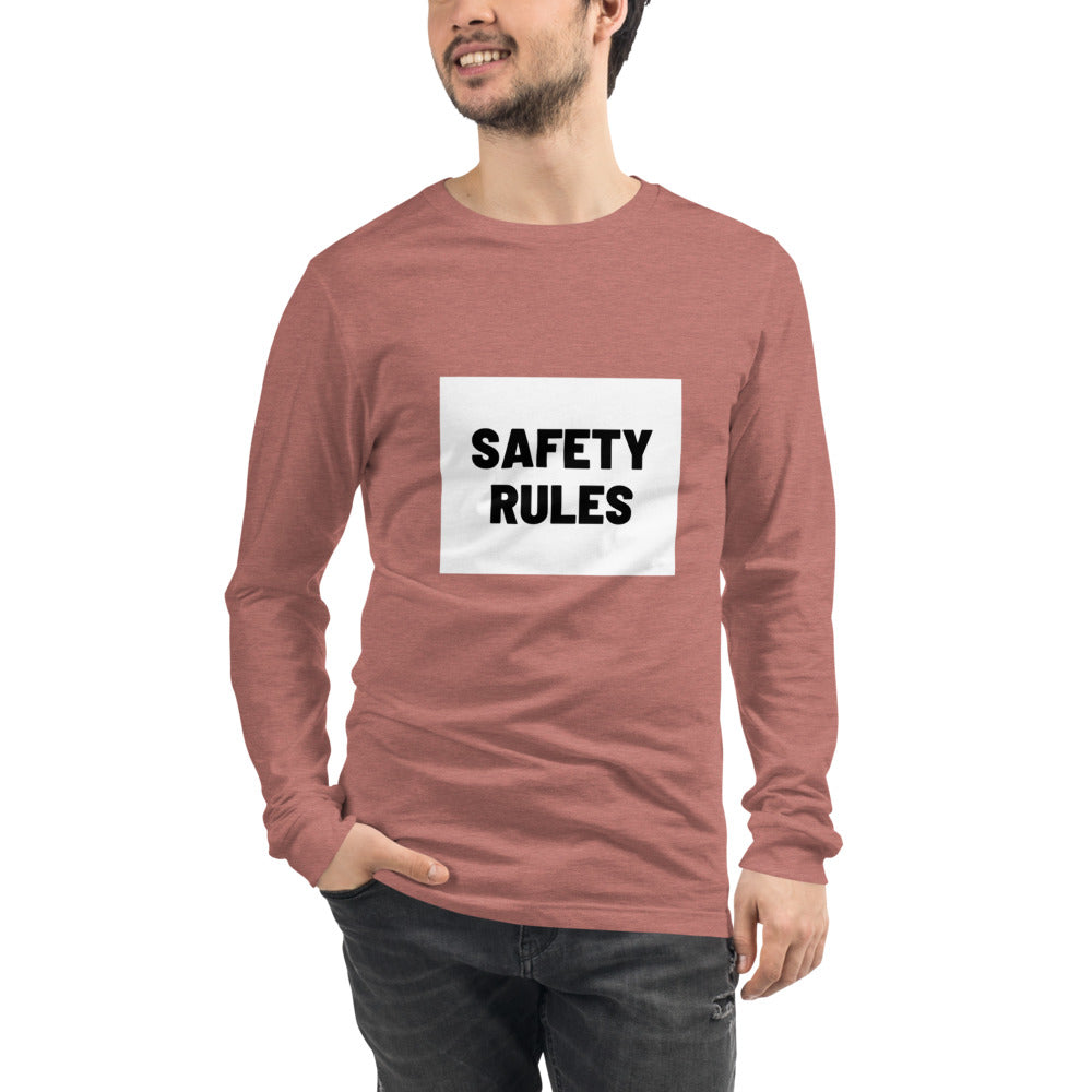 Safety Rules | Take it how you like it | Unisex Long Sleeve Tee