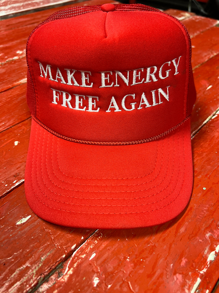 Make Energy Free Again Foam Trucker Hat