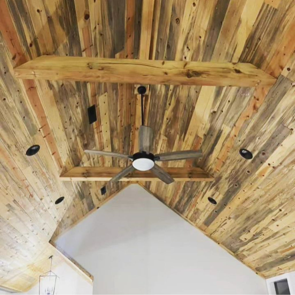 Reclaimed Pine | California Blue Wormy Sugar Pine, Tongue and Groove ￼