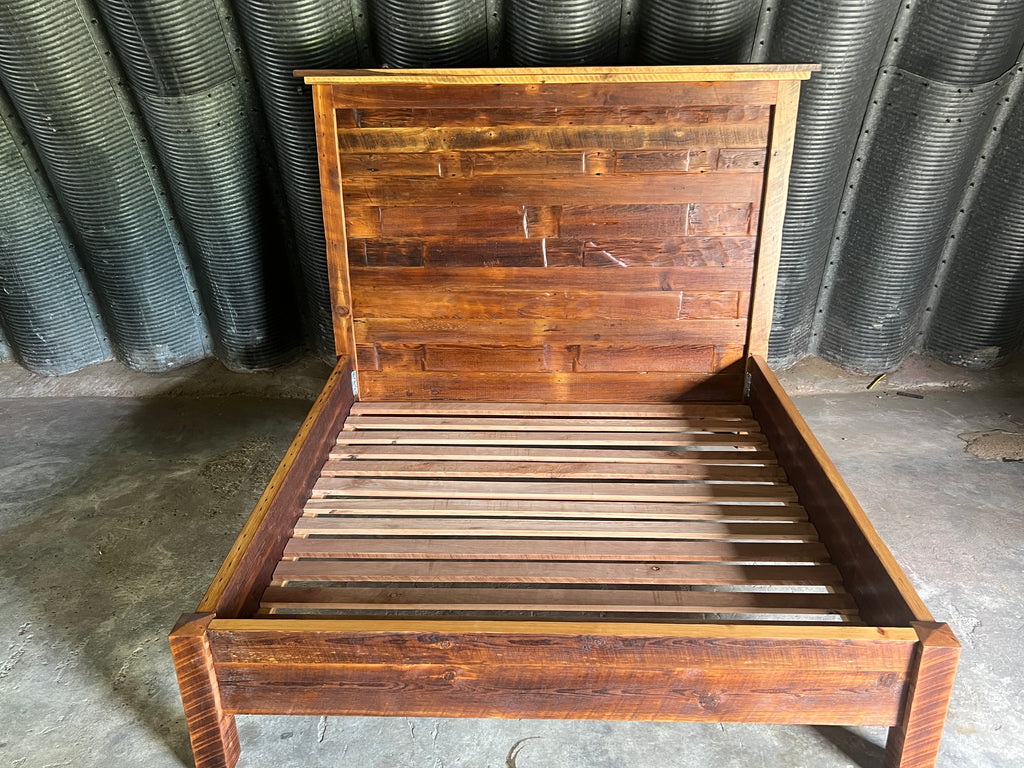 Stunning Reclaimed Wood Sectional Sofa Bed image