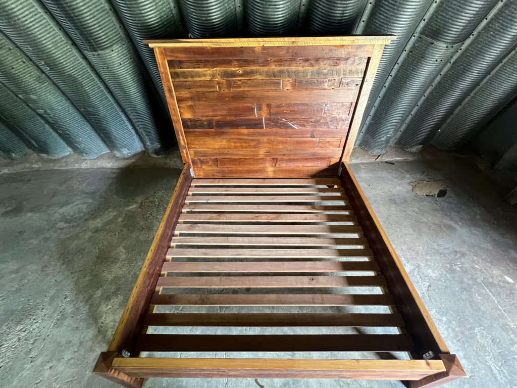 A closer look at Reclaimed Wood Sectional Sofa Bed