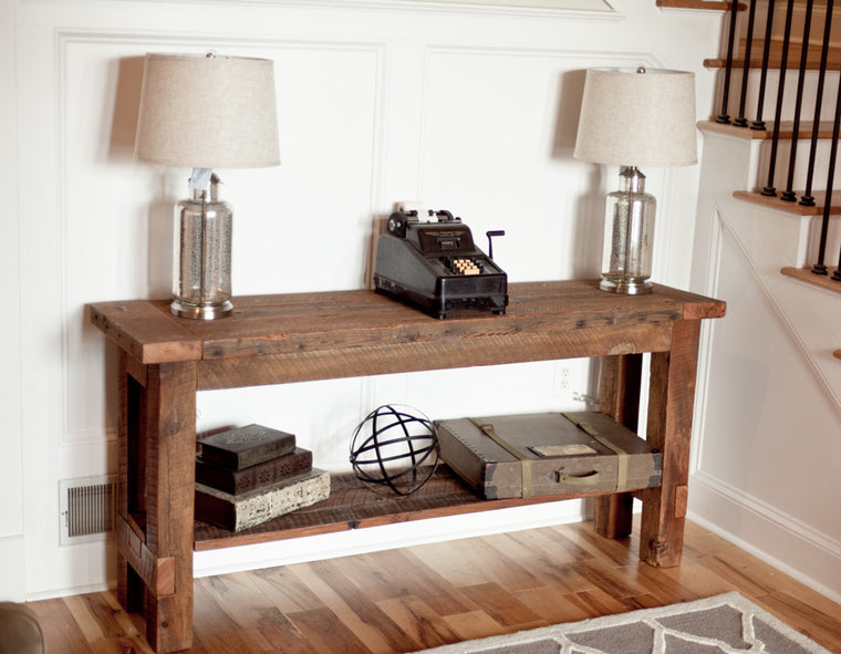 Sofa Table | Reclaimed Wood Sofa Table