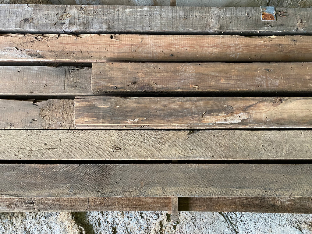 Table Legs - Reclaimed Wood Corbels - Circle Sawn