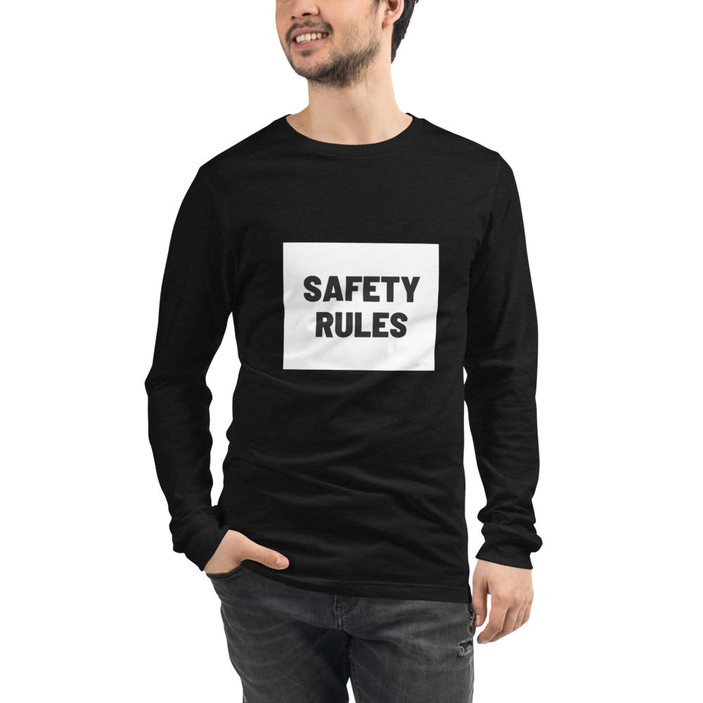 Safety Rules | Take it how you like it | Unisex Long Sleeve Tee